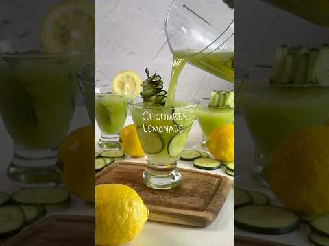 Cucumber Lemonade for hydration, skin health, digestion, and more