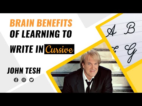 How does cursive handwriting affect the brain? Life Hack with John Tesh
