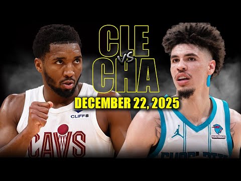 Cleveland Cavaliers vs Charlotte Hornets Full Game Highlights – December 22, 2025 | NBA Season