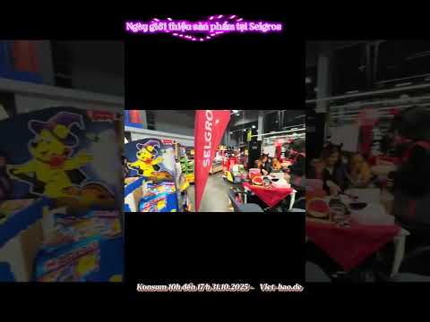 SELGROS & KONSUM GIỚI THIỆU SẢN PHẨM TỚI KHÁCH HÀNG TRONG NGÀY HALLOWEEN