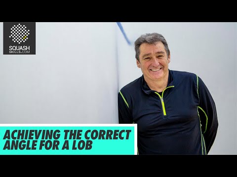 Squash Tips: Achieving The Correct Angle For A Lob with David Pearson
