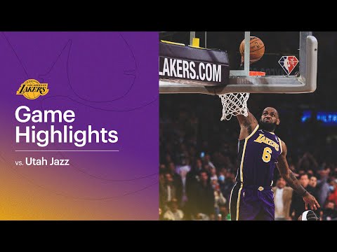 HIGHLIGHTS | LeBron James (33 pts, 8 reb, 6 ast) vs Utah Jazz