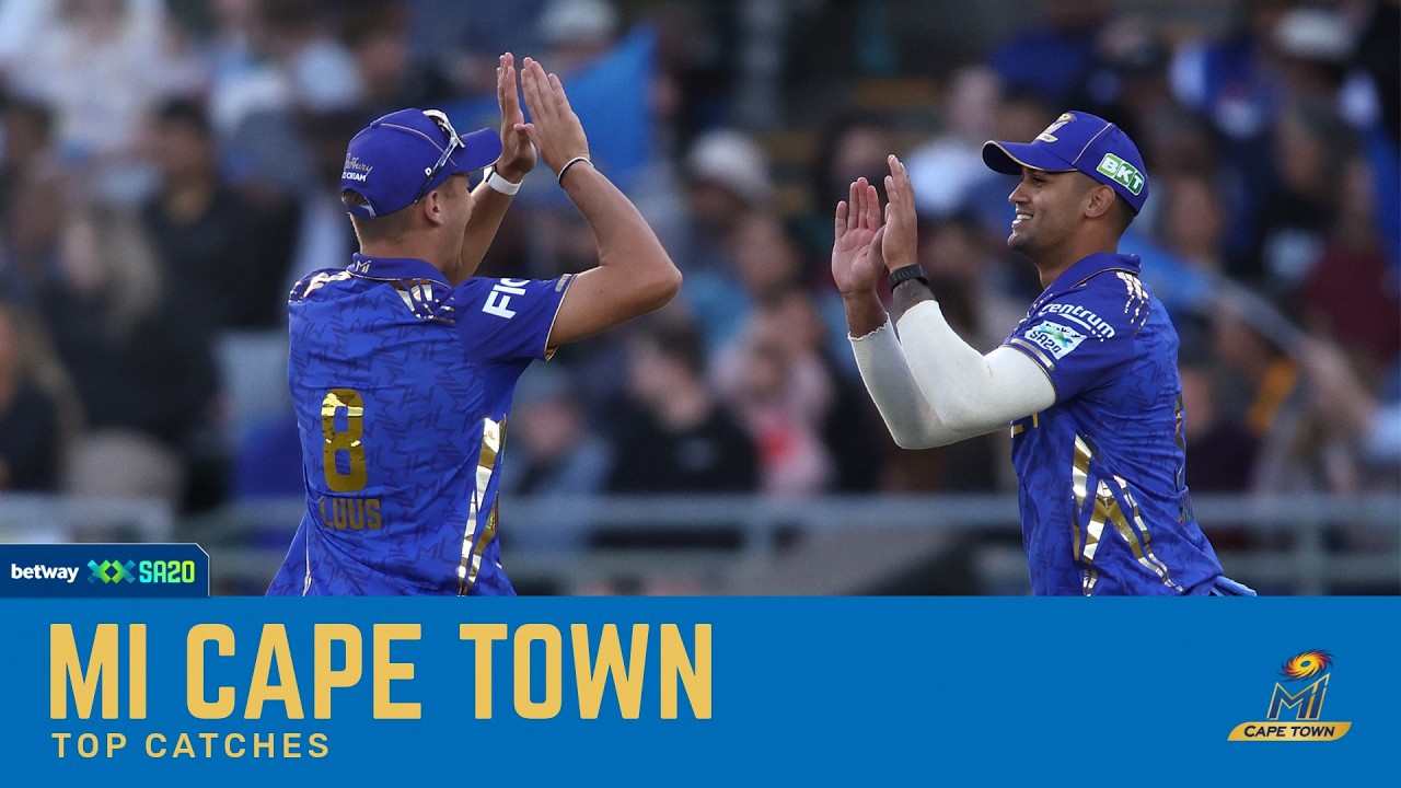 Top catches! Watch MI Cape Town at their finest in the field...