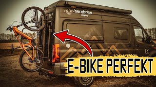 BESTER eBike Heckträger - und das mit TÜV und ganz legal für Kastenwagen