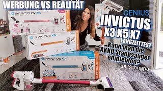 INVICTUS X3 X5 X7 VON GENIUS | DER VERGLEICH | AKKU STAUBSAUGER | UNBOXING | LANGZEITTEST |