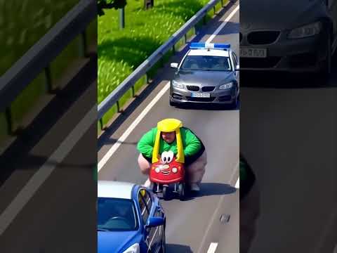 Er wird verfolgt! #fy #bollerwagen #smart #bobbycar #cozycoupe #autobahn #partymusik #letsgetviral