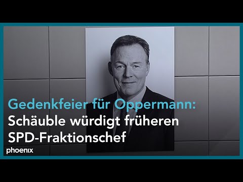 Bundestag: Gedenken an Thomas Oppermann