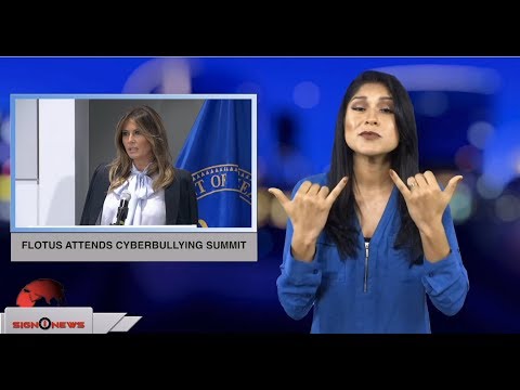 FLOTUS attends cyberbullying summit (ASL - 8.20.18)