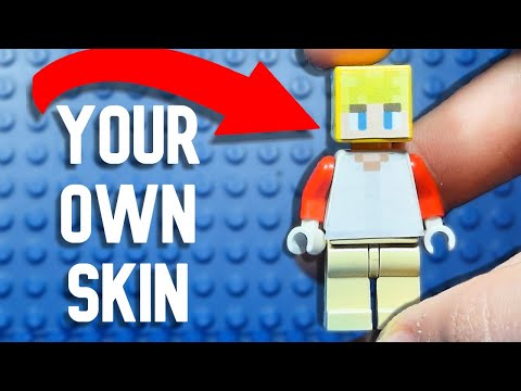 How to make a CUSTOM Lego Minecraft MINIFIGURE