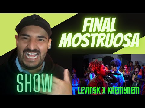 REACT - Kaemynem X Levinsk (Final Histórica) - Batalha da Oeste  [FINAL] Shows de Freestyle