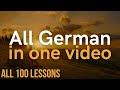 All German In One Video All 100 Lessons Learn German Most Important German Phrases And Words