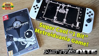 Astronite Nintendo Switch Review and Playthrough - Super Cool "1 Bit" Metroidvania style game!