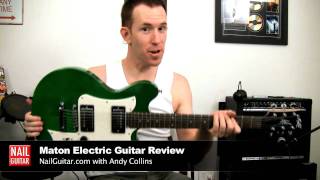 Video thumbnail for Maton MS503 Mastersound Electric Guitar Demo & Review by Nail Guitar Skills
