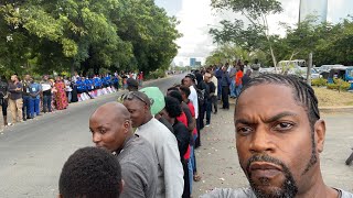 Following the body of His excellency President John Magufuli procession Tanzania, Dar Es Salaam