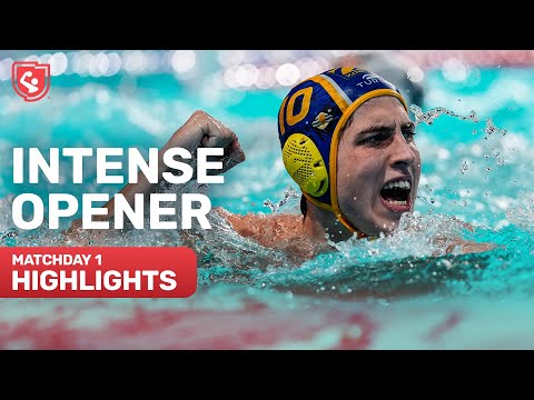 HIGHLIGHTS | New Season Starts Strong 💥 | Water Polo Champions League MD1