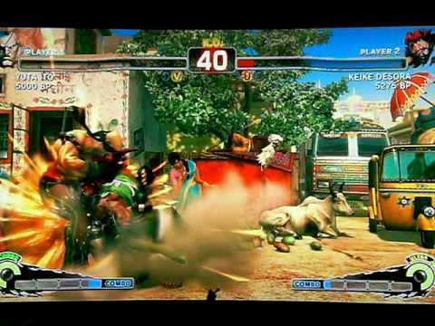 KEIKE DESORA [Akuma] vs YUTA ITO [Sagat] SUPER STREET FIGHTER 4 - Japanese Online Ranked Matches