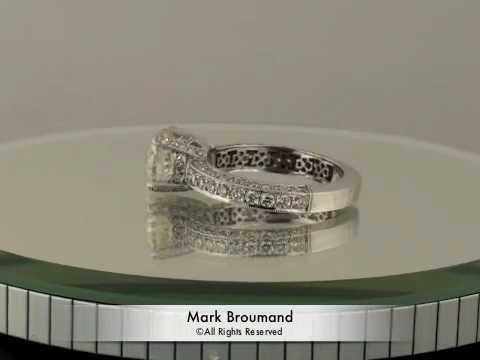 3.05ct Round Brilliant Cut Diamond Engagement Anniversary Ring- Mark Broumand