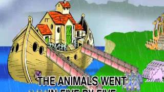 The Animals Went In 2 By 2 - Nursery Rhyme - With Text