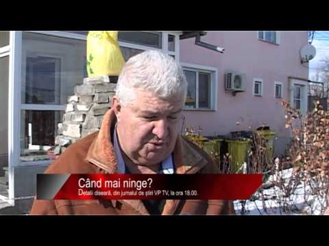Diseară la știri VP TV: Când mai ninge?