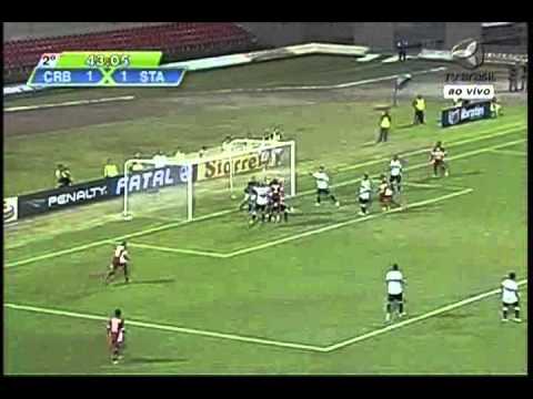 Gols do CRB na vitória sobre o Santa Cruz na 2ª rodada da Série C