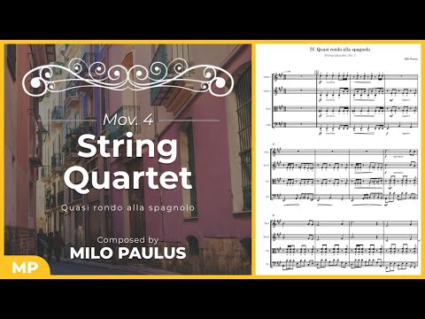 String Quartet No. 1: IV. Alla spagnolo (StaffPad + Berlin Strings: First Chairs)