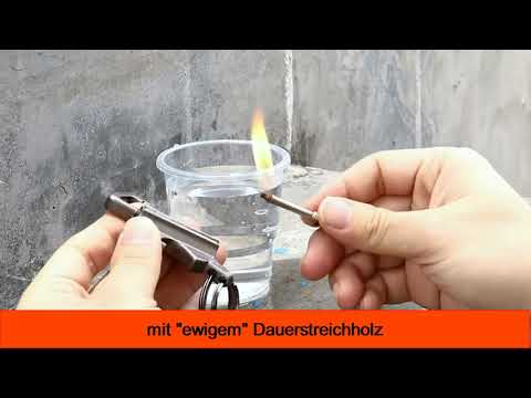 Survival Feuerzeug: Dauerstreichholz am Schlüsselbund – Wind & Wetter-Proof