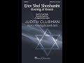 Erev Shel Shoshanim (SATB Choir) - Arranged by Brant Adams