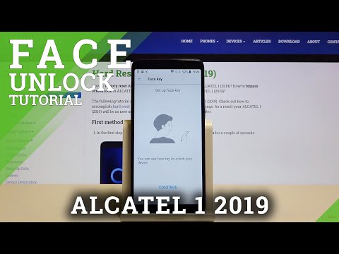 How to Set Up Face Unlock in Alcatel 1 2019 – Change Locking Method
