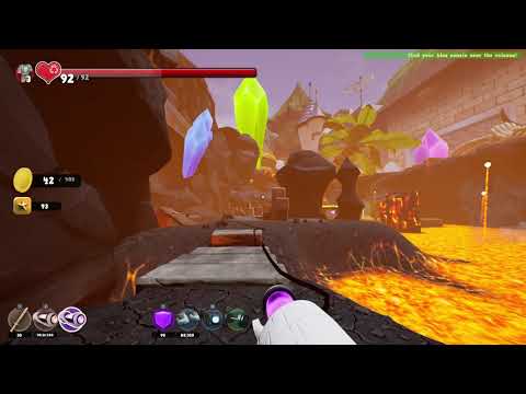 Supraland Playthrough Part 19 | We dive into Lava land