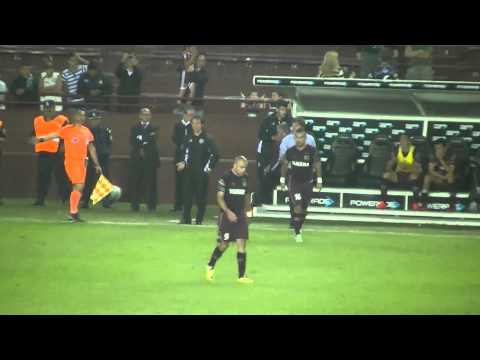 Lanus 2 - 0 GELP gol de Victor Ayala