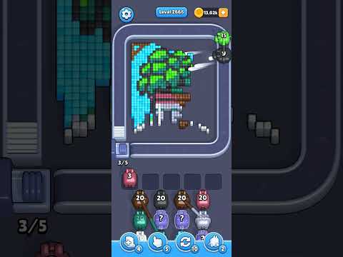 Pixel Flow Level 2666 Walkthrough