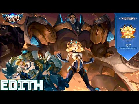 Best build skills and combo | global edith gameplay | mobile legend bangbang