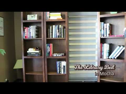 Library Guest Bed - It's a bookcase and a bed!