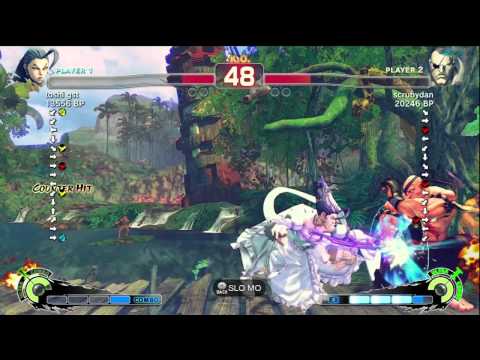 scrubydan [Sagat] vs toshi gst [Rose] SSF4 Japanese Online Ranked Matches - TRUE-HD