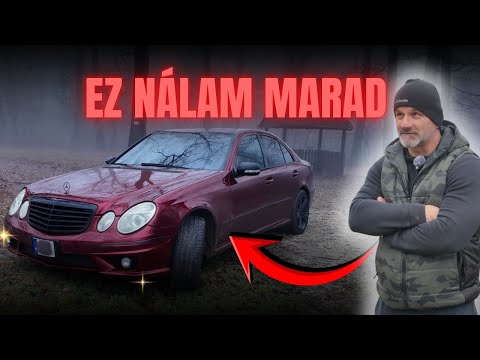 Ritka mint a PIROS HOLLÓ | MERCEDES W211 E500 Bemutató