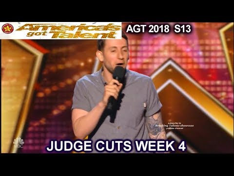 Samuel J Comroe Stand Up Comedian America's Got Talent 2018 Judge Cuts 4 AGT
