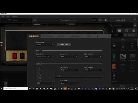 Amplitube 5, basics of adding an interface