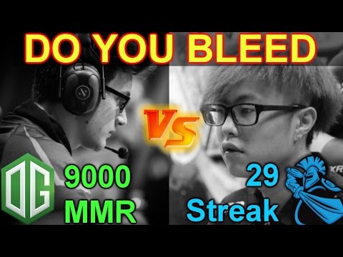 Dota 2 Newbee 29 Winning Streak vs OG 9K MMR : Do You Bleed? @ 3 GAMES