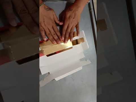 Assembling the chocolate box