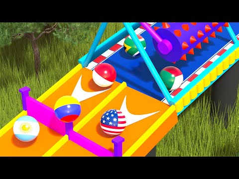 Marble Race Countries 2025 - Top Biggest Countries Tournament