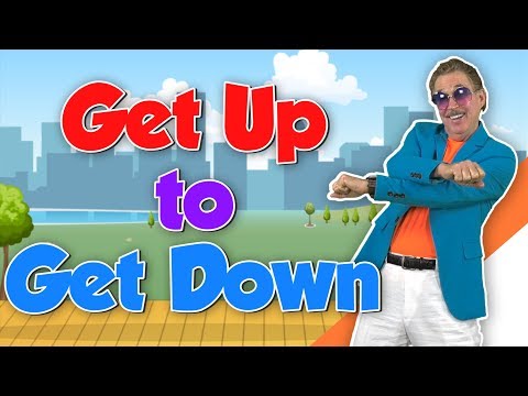 Get Up to Get Down | Movement Song for Kids | Brain Breaks  | Jack Hartmann