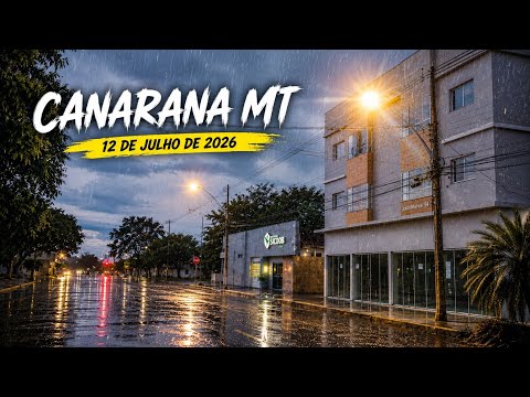 Olha aí que chuvinha boa para nós em Canarana Mato Grosso
