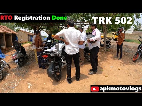 Benelli TRK 502 RTO Registration Perundurai | My First Ride Experience Fun with Friends apkmotovlogs