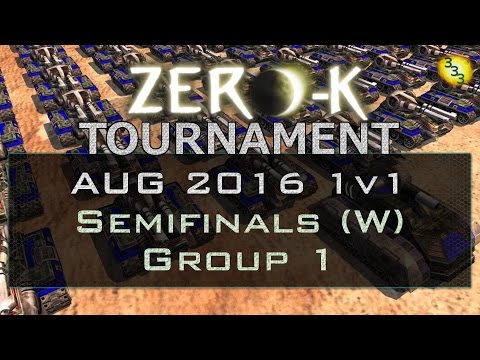 2016/08/06 1v1 Tournament - Semifinals (W): Kshatriya vs Capricis - Zero-K