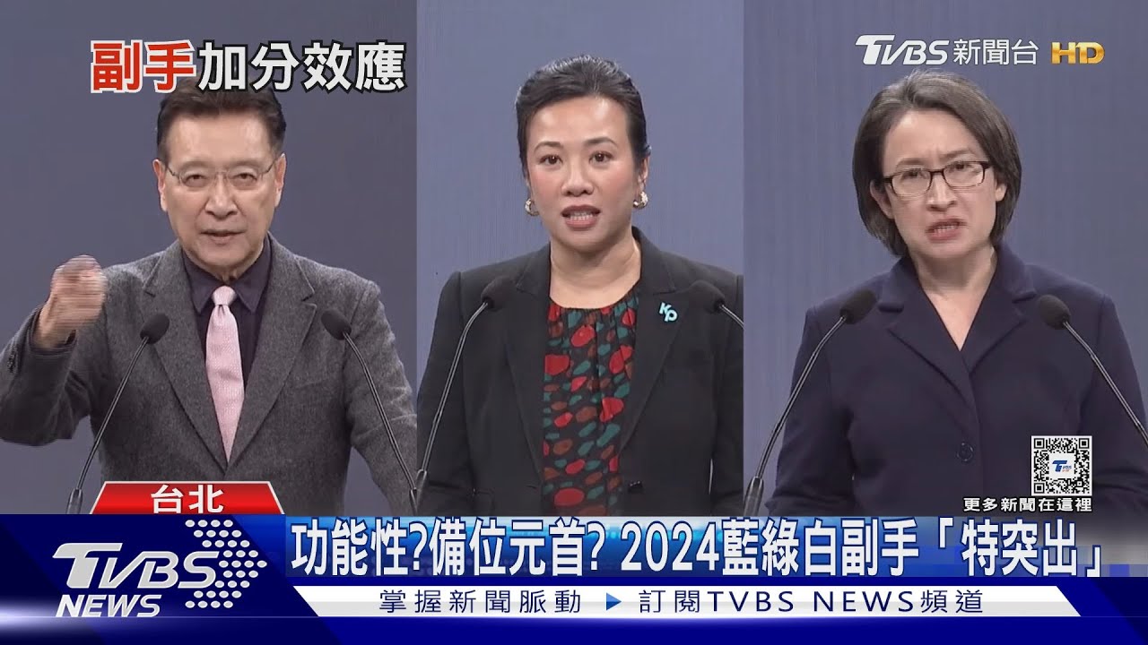 2024副手更重「功能性」?　回顧藍綠慘痛經驗