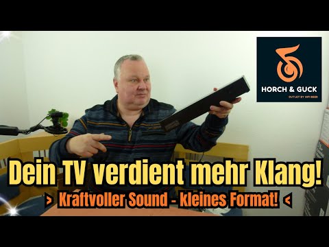 Oakcastle SB40 Soundbar – Satter Heimkino-Sound im kompakten Design bei Horch & Guck im Outlet-Store