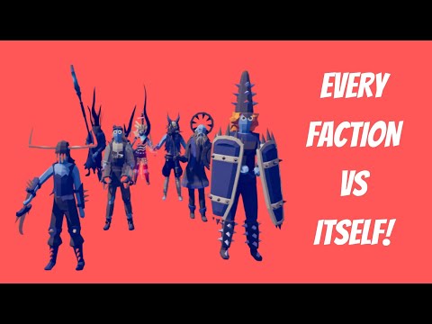 Every Faction vs Itself! Totally Accurate Battle Simulator