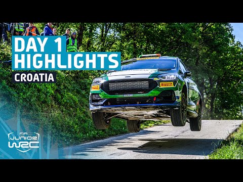 Junior WRC Day 1 Highlights | WRC Croatia Rally 2024