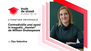 "Contradicțiile unei epoci în tragedia ,,Hamlet” de W  Shakespeare"