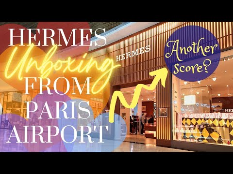 HERMÈS NO AEROPORTO DE PARIS E OUTRA PONTUAÇÃO? TEMPO DE UNBOXING E EXPERIÊNCIA!